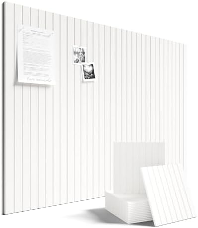Fluxynara 48" x 36" Large Felt Bulletin Board, Milky White