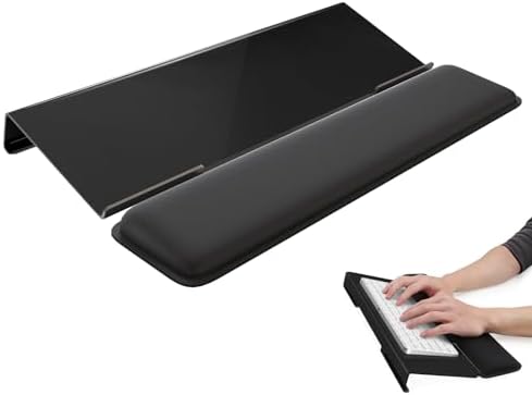 Laborio Computer Keyboard Wrist Rest, Keyboard Riser Stand for Desktop