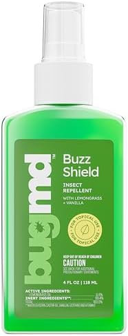 BugMD Buzz Shield Mosquito, Tick and Insect Repellent Spray