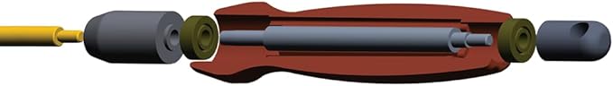 Tipton Deluxe Cleaning Rods .17 Cal, 26" with Multiple Caliber Sizes and Lengths, Carbon Fiber Shaft and Hanging Hole for Cleaning, Maintenance and Gunsmithing
