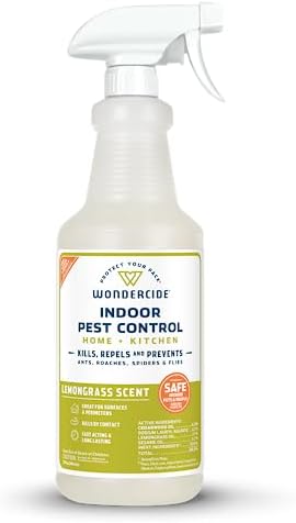 Wondercide - Indoor Pest Control Spray for Home & Kitchen Lemongrass 32 oz