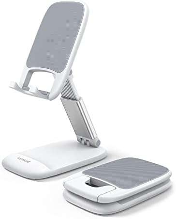 Lamicall White Cell Phone Stand for Desk, Phone Holder