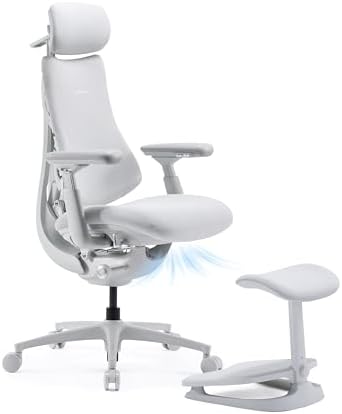 LiberNovo Omni PRO Dynamic Ergonomic Office Chair, Built-in Fan, 48cm
