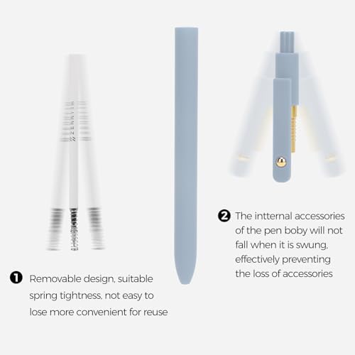 Ddaowanx Gel Pens Set,12 Pcs 0.5mm Retractable Quick Dry Black Ink Pens