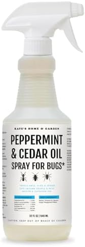 Kate's Home & Garden Peppermint Oil Spray for Bugs, Ants, Spiders (32oz)