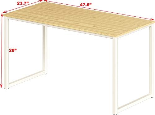 SHW Mission 48-Inch Home Office Computer Desk, Oak