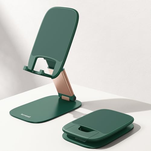 Lamicall Ultra-Thin Phone Stand, Green Office Desk Decor Accessories