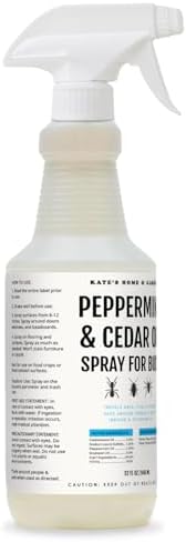 Kate's Home & Garden Peppermint Oil Spray for Bugs, Ants, Spiders (32oz)