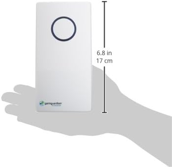 Germ Guardian GG1100W 7” Pluggable Small Air Purifier, Small Room Wall Air Sanitizer, UV-C Light Kills Germs, Reduces Odors from Pets, Cooking, Mold, GermGuardian, 1-Yr Wty (White) (Pack of 6)