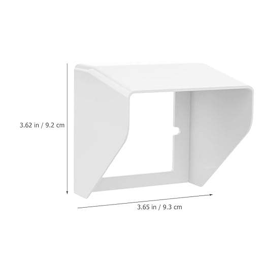 GANAZONO Weatherproof Doorbell Enclosure Outdoor Electrical Outlet Box Cover Oblique Waterproof Rain Protector for Access Control Machines 3.39X3.62X3.39 Inches