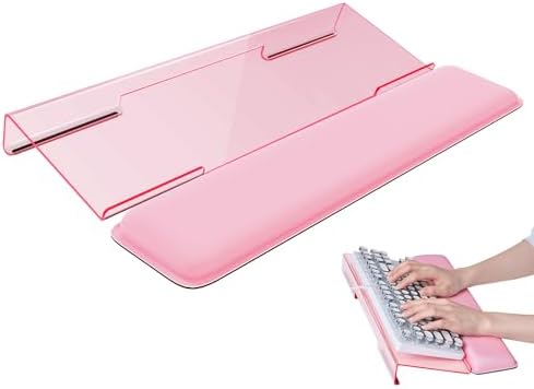 Laborio Computer Keyboard Wrist Rest, Keyboard Riser Stand for Desktop