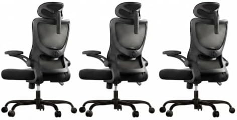 Marsail Ergonomic Office Chair with 3D Armrests, Pack of 3