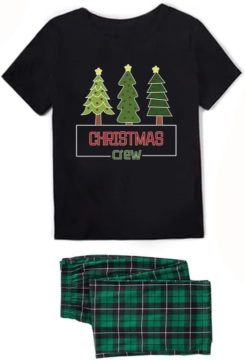 Family Christmas Pajamas Matching Sets Holiday Xmas Party Family Sleepwear Set Jammies for Couples