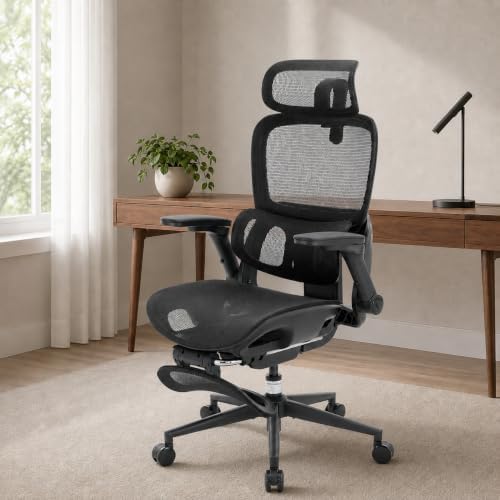 SIHOO B300 Pro Ergonomic Office Chair with Footrest, 4-Way Lumbar Support