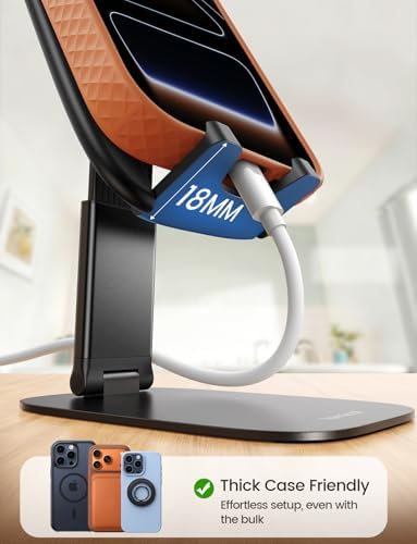 Lamicall Ultra-Thin Foldable Cell Phone Stand for Desk