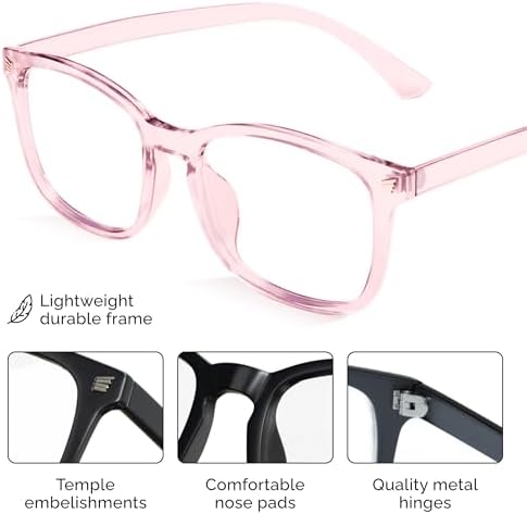livho High Tech Blue Light Glasses - Advanced Blue Light Blocking Computer Glasses - Screen Fatigue & UV Protection