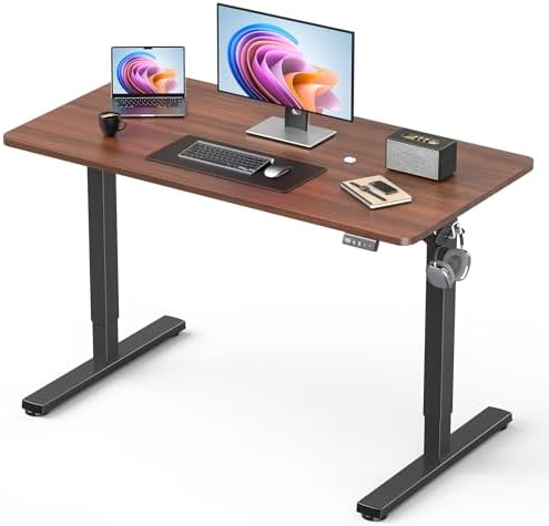 40" Small Electric Standing Desk Adjustable Height for Home Office