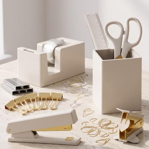 Aesthetic Desk Accessories Set for Women - A Complete Office Organizer Set
