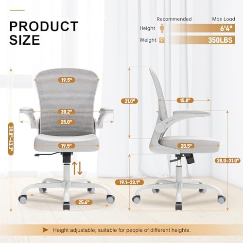 Synorla Office Chair|Ergonomic Desk Chairs 330LBS Capacity