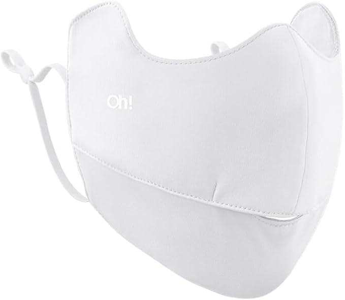 Sun Protection UPF 50+ UV Face Cover Summer Face Mask Neck Gaiter with Ear Loops SLN3M308