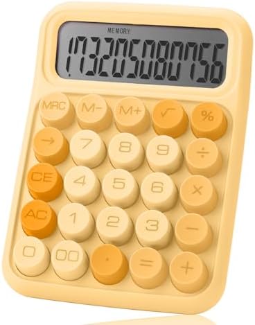 Mr. Pen- Mechanical Switch Calculator, 12 Digit Large LCD Display