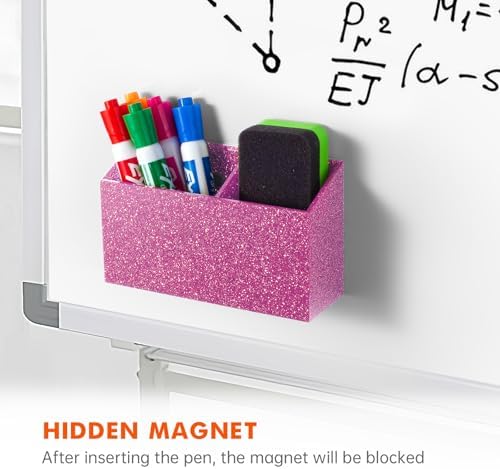 BEYGORM Magnetic Dry Erase Marker Holder for Whiteboard & Refrigerator