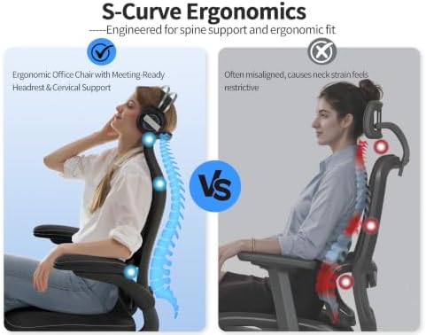 TRALT Office Chair Ergonomic Desk Chair - Gaming Chair with Lumbar Support