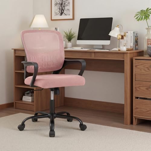 DUMOS Home Office Chair, Ergonomic Lumbar Support Desk Chair