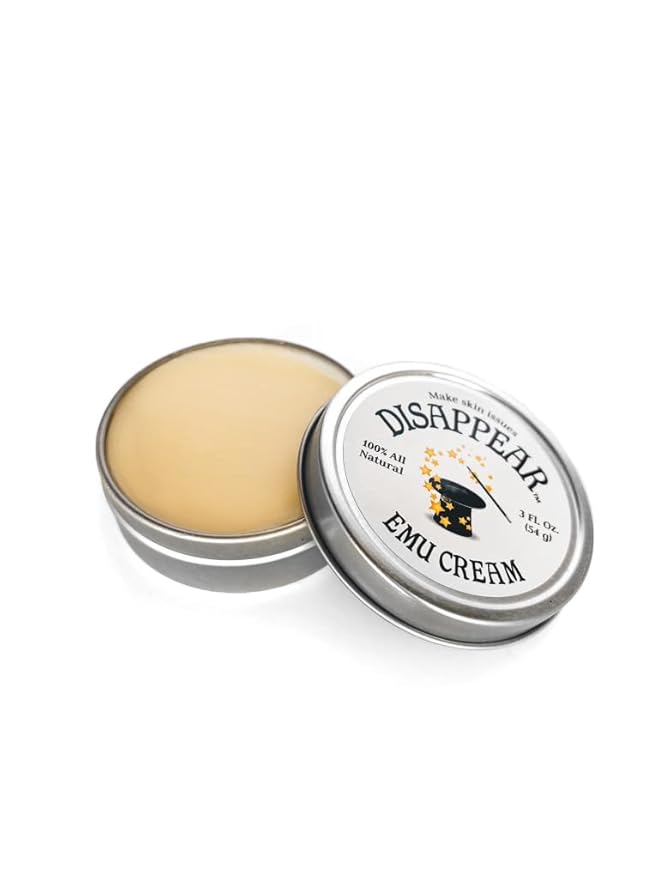Longview Farms® Emu Oil Remedy Balm – Perfect for Targeted Relief, Moisture Lock, and Soothing Sunburn Healing – Gentle Balm for Razor Bumps, Cracked Heel Treatment, and Skin Burn Repair – 3 oz.