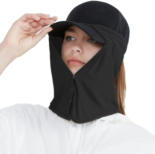 WITHMOONS Sun Face Neck Drape Protection UV Shield Visor Cooling Protection