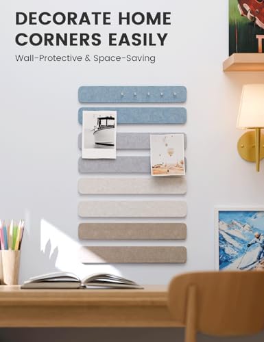 Fluxynara 13" x 2" Felt Wall Panels, Coastal