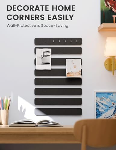 Fluxynara 13" x 2" Felt Wall Panels, Black