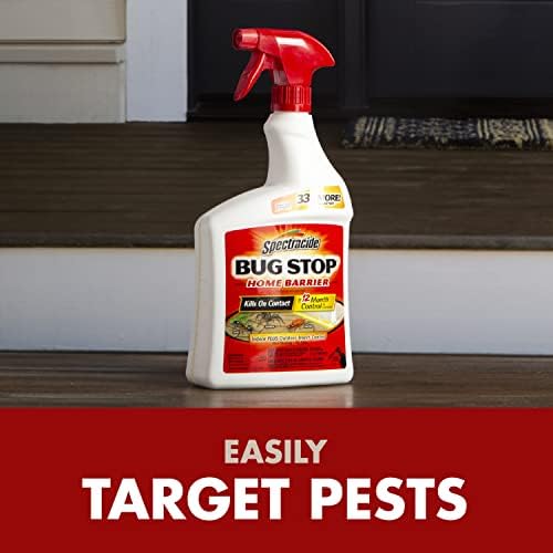 Spectracide Bug Stop Home Barrier 32 Oz, Ready-to-Use Spray, 3 Pack