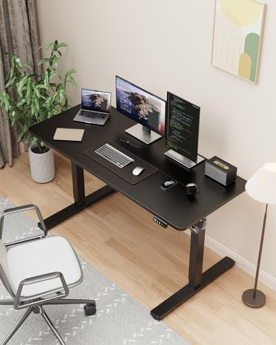 40" Small Electric Standing Desk Adjustable Height for Home Office