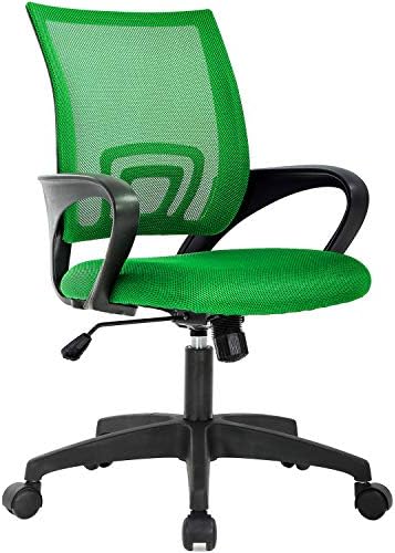 BestOffice Ergonomic Office Chair | Mid-Back Swivel Desk Chair | Green