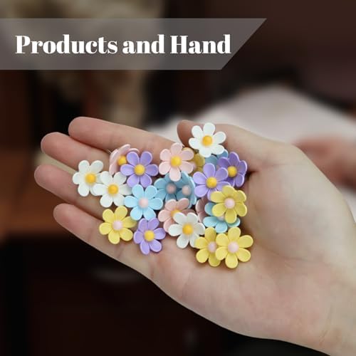 30 Pcs Flowers Push Pins Decorative Thumb Tacks in 5 Colors Cute Office Decor for Cork Board Bulletin Board, Photos Wall Maps and Other Offices Schools Supplies Christmas Decoration
