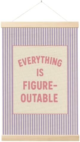 FGFK Positive Affirmations Wall Art Poster Hanger Frame 16x24 Inch