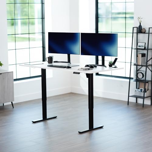 VIVO White 71 x 36 in Standing Desk, DESK-KIT-1B7W-36