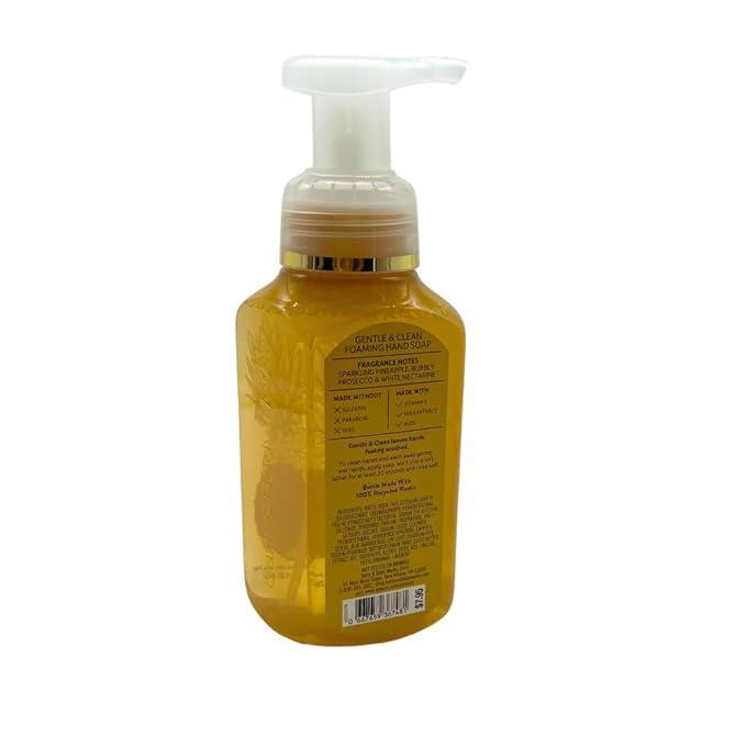 Bath & Body Works Gentle & Clean Foaming Hand Soap 8.75 fl oz (Watermelon Lemonade & Pineapple Prosecco)