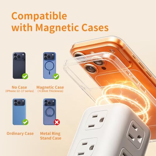 Extension Cord with Multiple Outlets, SMALLRT Power Strip Tower, 10FT Outlet Extender with 12 AC Outlets 4 USB, Power Strip with USB Ports for Home Office Dorm Room,Overload Protection