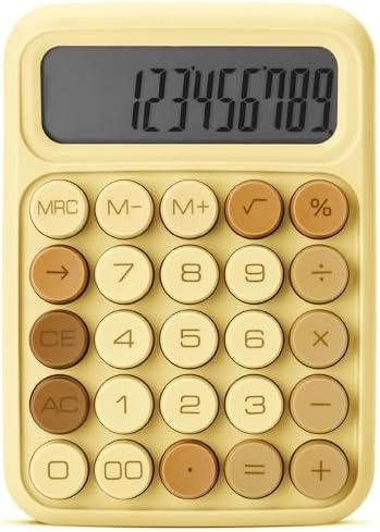 Mr. Pen- Mechanical Switch Calculator, 12 Digit Large LCD Display