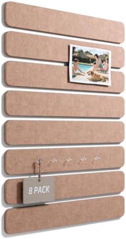 Fluxynara 13" x 2" Felt Wall Panels, Terracotta