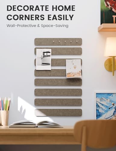 Fluxynara 13" x 2" Felt Wall Panels, Earth Brown