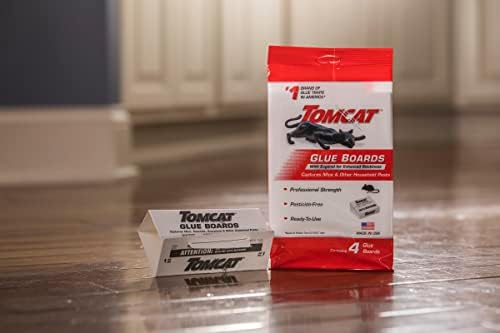 Tomcat Glue Boards with Eugenol for Enhanced Stickiness, 12 Sticky Traps