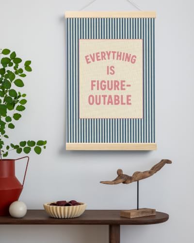FGFK Positive Affirmations Wall Art Poster Hanger Frame 16x24 Inch