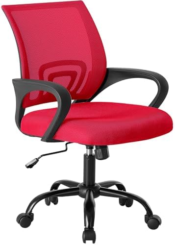 OLIXIS Home Office Chair, Mesh Desk Chair, Ergonomic Lumbar Support