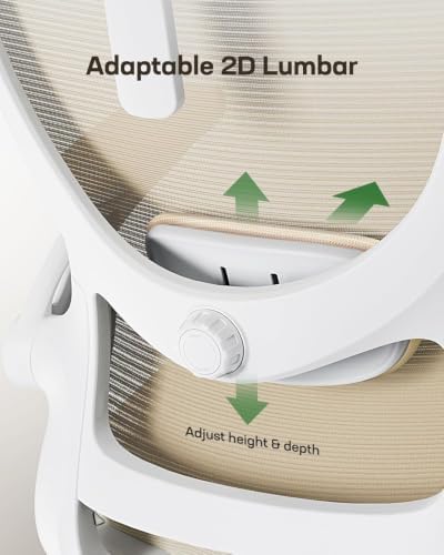 Marsail Ergonomic Office Chair with 3D Armrests, Pack of 4