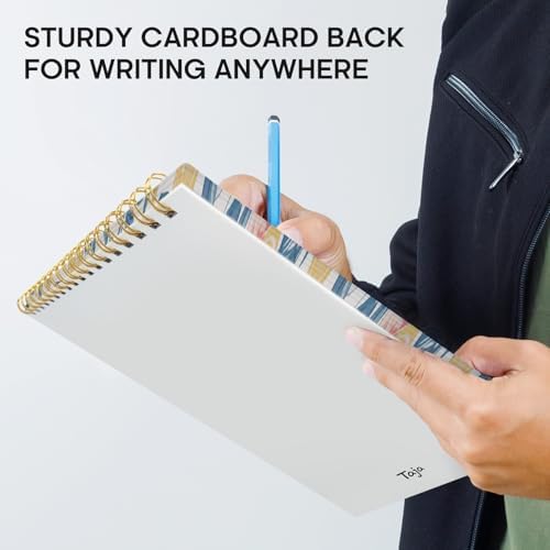 Taja To Do List Notepad, Undated Daily Planner for Work and Goal Setting