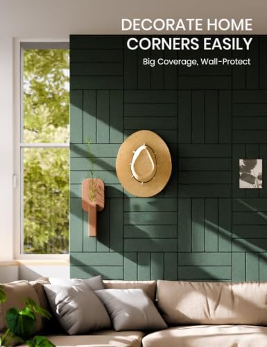Fluxynara 36" x 24" Large Felt Bulletin Board, Pine Green