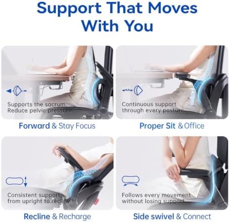 SIHOO B300 Pro Ergonomic Office Chair with Footrest, 4-Way Lumbar Support